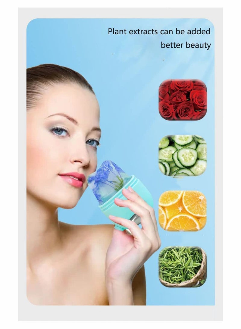 Ice Roller for Face Eye Beauty Skin Care Holder Brightening Massager 2 In 1 Multifunction Moisturizing Firming Shrink Pores Stress Relief Pink - Image 5