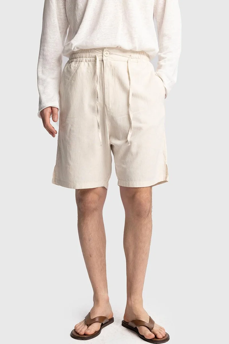 Giesto Beige Natural GIESTO Men's Tailored Shorts for Men | Best Price UAE