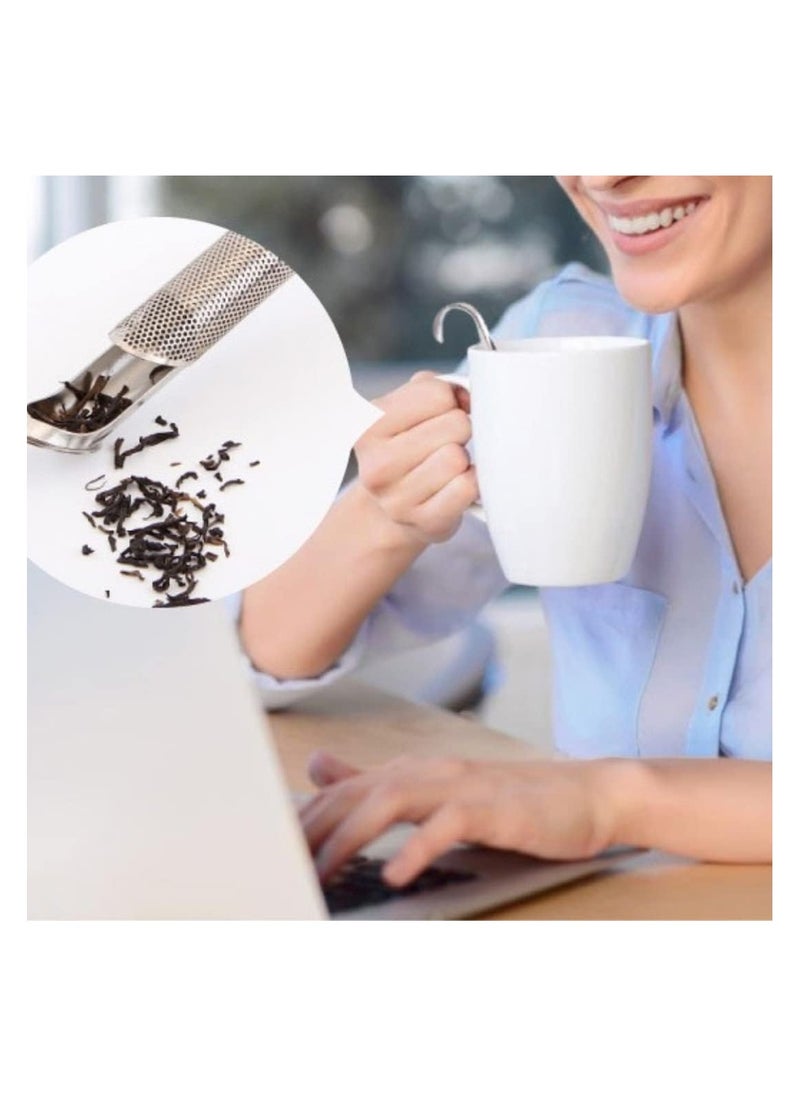 Generic Tea Strainers for Fine Loose Tea,  Stainless Steel Tea Diffuser, Long-Handle Tea Filter, Premium Tea Infuser Tea Strainer for Tea, Rose, Coffee, Spices  - Image 3
