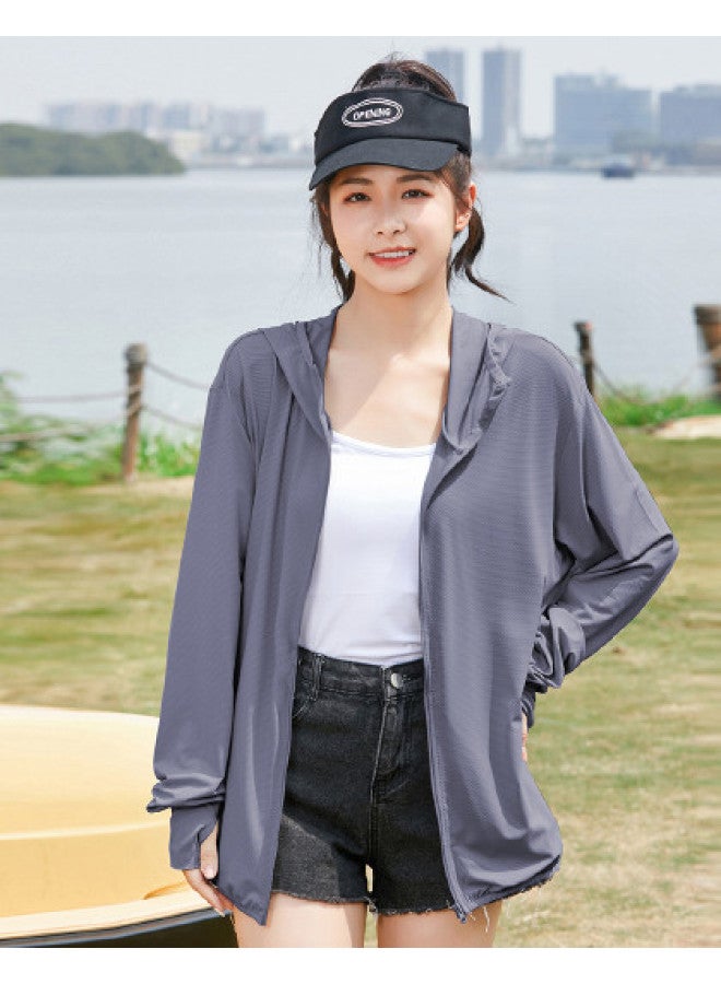 Baleno Sun Protection Jacket - Unisex Lightweight Breathable Hooded Sports Windbreaker, Uv Sunblock Thin Coat For Women - Image 1