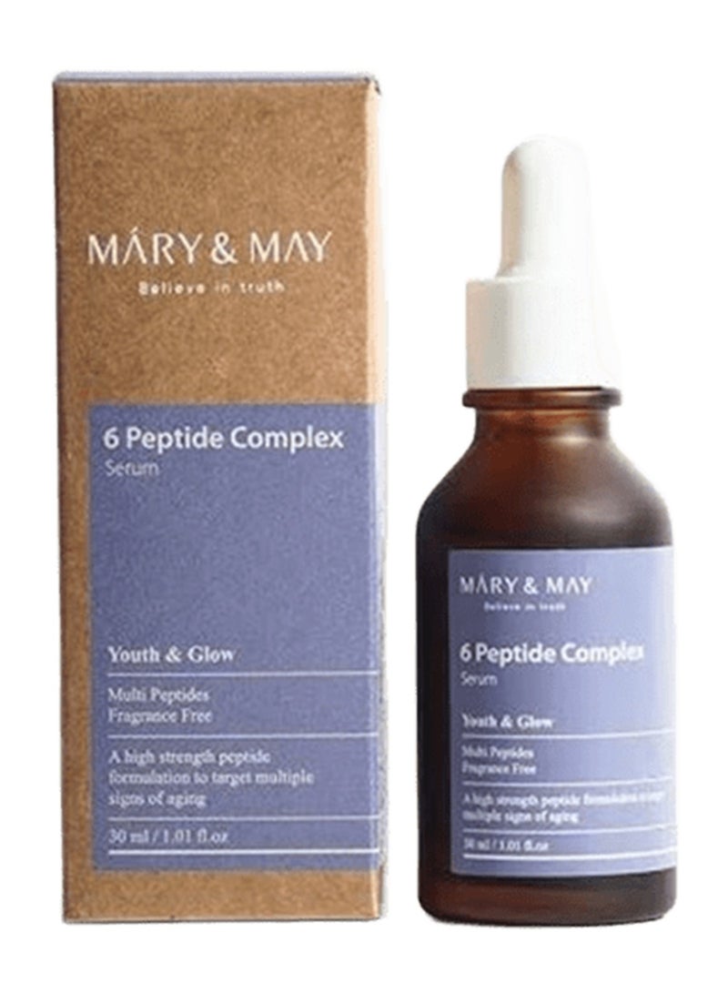 MARY & MAY 6 Peptide Complex Serum - 30ml - Image 1