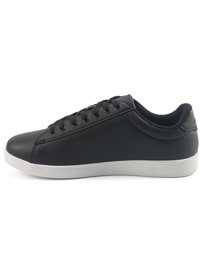 U.S. Polo Assn. Women's Black Low-Top Sneakers - Bold Lace-Up Style for Striking Everyday Look  - Image 2