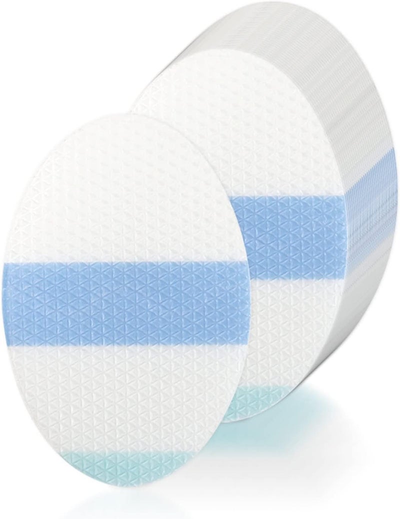 Yitexin 30Pcs Shower Waterproof Patches 44x68cm17x27in Transparent Adhesive Waterproof Ear Patch Breathable Waterproof Transparent Dressing Bandage Protective Patch Oval - Image 1