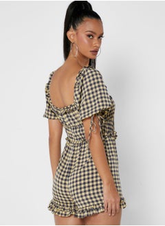Missguided Gingham Playsuit  - Image 2