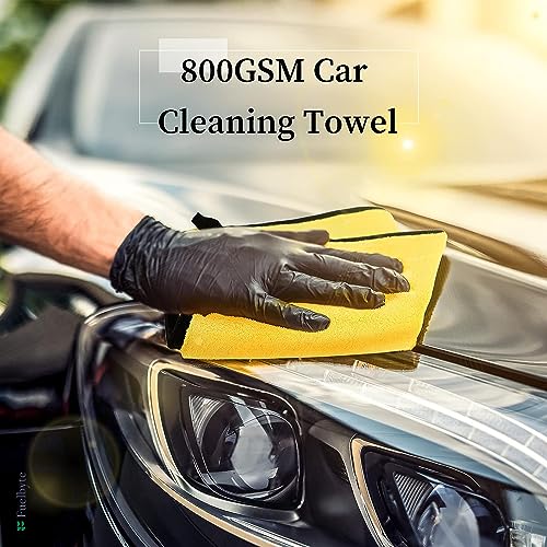 Fuelbyte 5 PCs Microfiber Car Duster with Long Handle Car Cleaning Brush Exteriror and Interiror Car Cleaning Cloth Car Ac Vent Cleaner Brush for Car, Motorbike, SUVs Car Cleaning Kit (A1) - Image 2