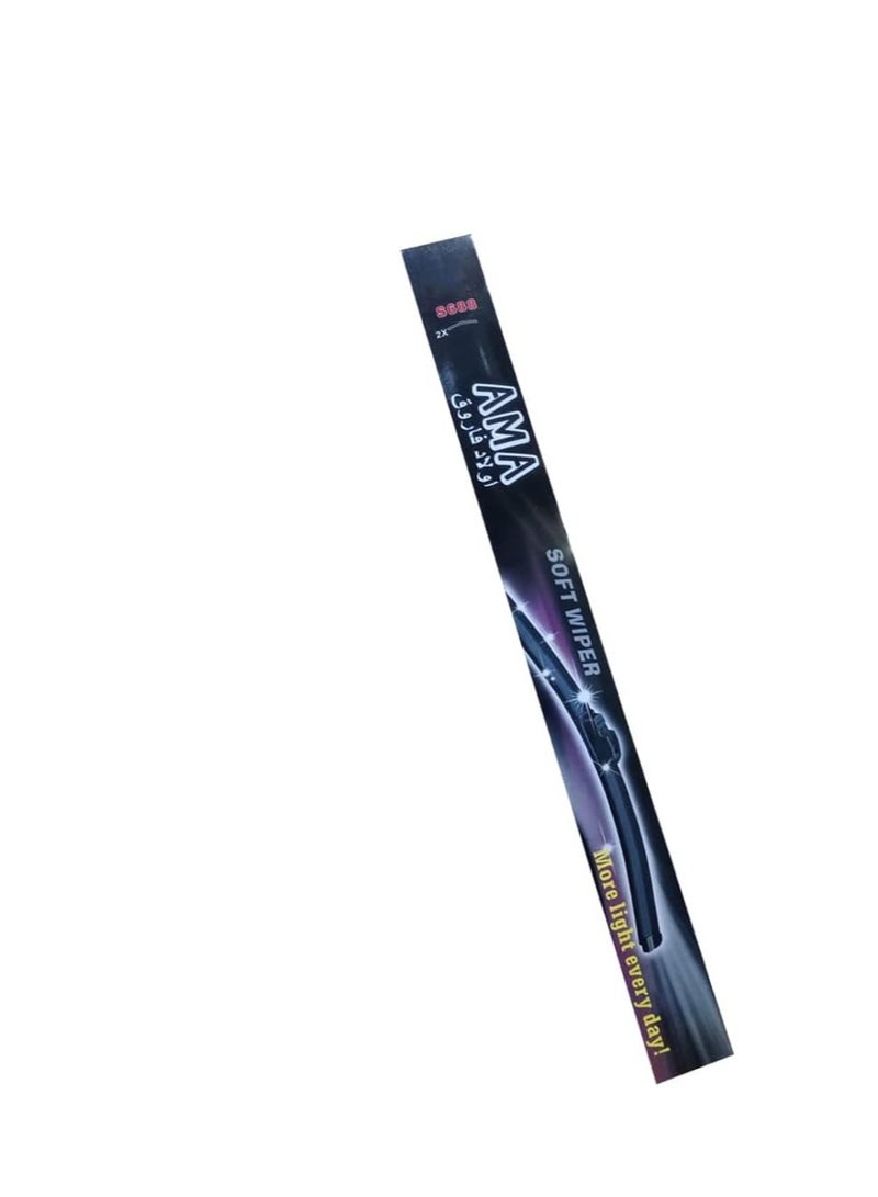 طقم ريشة ربر مساحات زجاج السياره مقاس 24 - Image 4