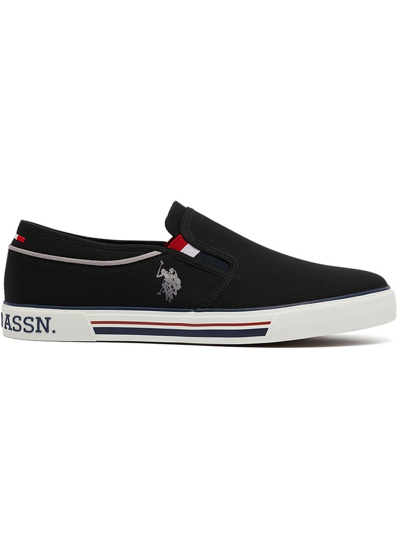 U.S. Polo Assn. - Men's Black Low-Top Sneakers - Lightweight Slip-On Design - Image 1