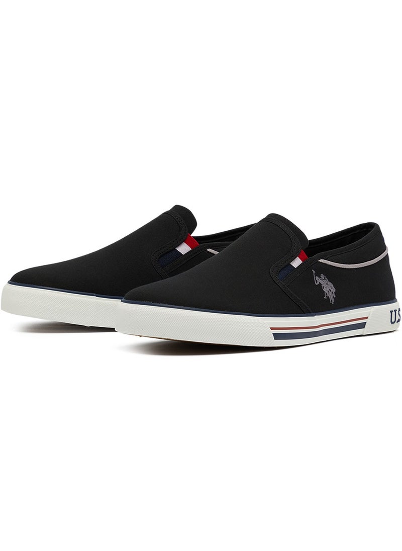 U.S. Polo Assn. - Men's Black Low-Top Sneakers - Lightweight Slip-On Design - Image 1