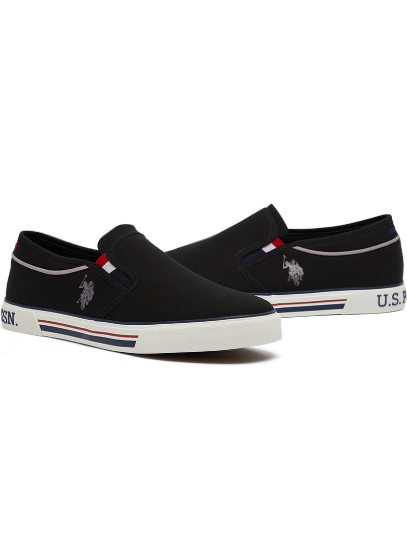 U.S. Polo Assn. - Men's Black Low-Top Sneakers - Lightweight Slip-On Design - Image 1