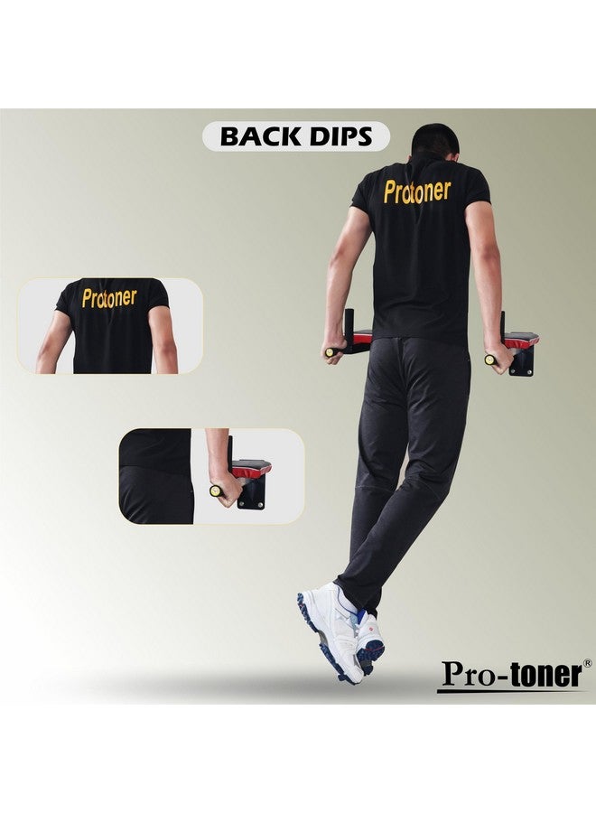 Protoner Protoner Wall Mounting Bar for Dips, Leg Raise and Multiple Exercises - Image 4