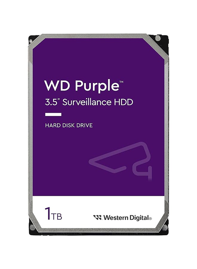 WD 1TB WD Purple Surveillance Internal Hard Drive HDD - SATA 6 Gb/s, 64 MB Cache, 3.5" - WD11PURZ 1 TB - Image 1