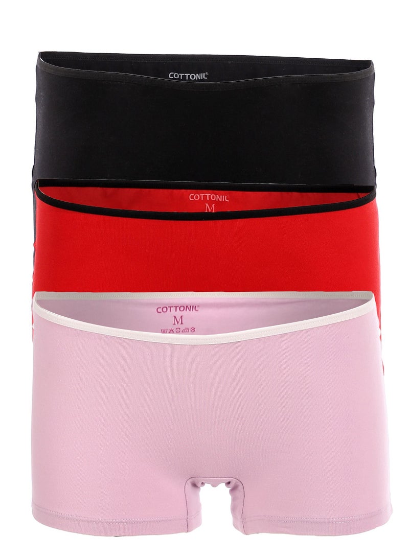 COTTONIL - Bundle OF (3) Women Panties - Hot-Short - Image 1