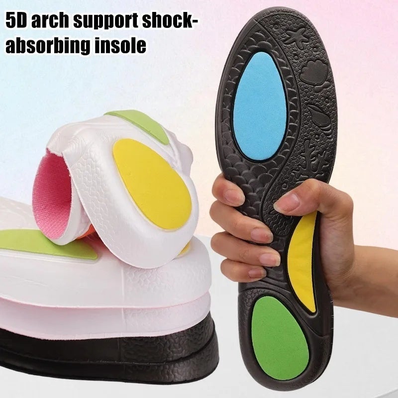 5D Arch Support Insoles for Hiking Boots Shock Absorbing EVA Sports Shoe Pads for Walking Correction Breathable Orthotic Insert - Image 1