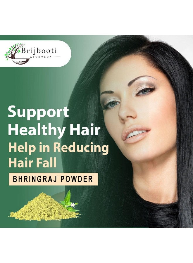  بريجبوتي مسحوق بريجبوتي بهرينجراج لنمو الشعر - (200 جرام) جيد لقناع الشعر وحزمة - تركيبة طبيعية لقناع الشعر ونموه - Image 3