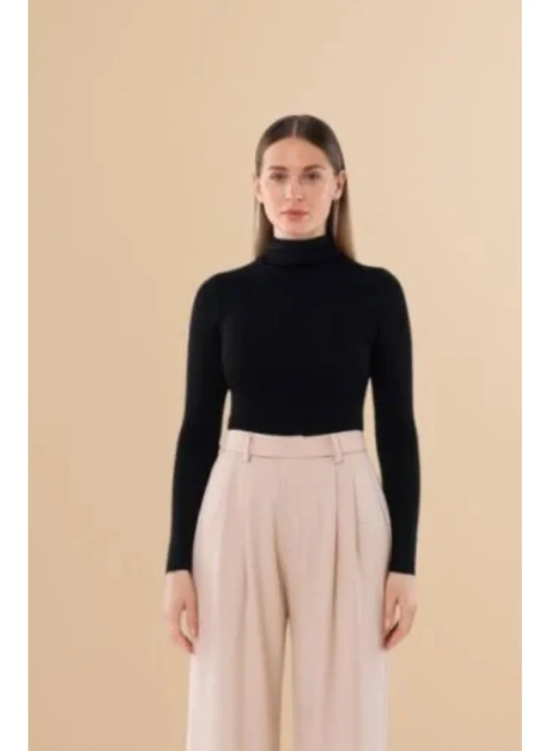 2TRENDY Beige Wide‑Leg Formal Pants