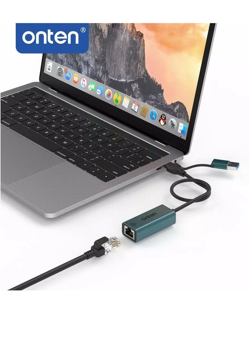 onten Ethernet Adapter USB-A & USB-C RJ45 1000M  - Image 5