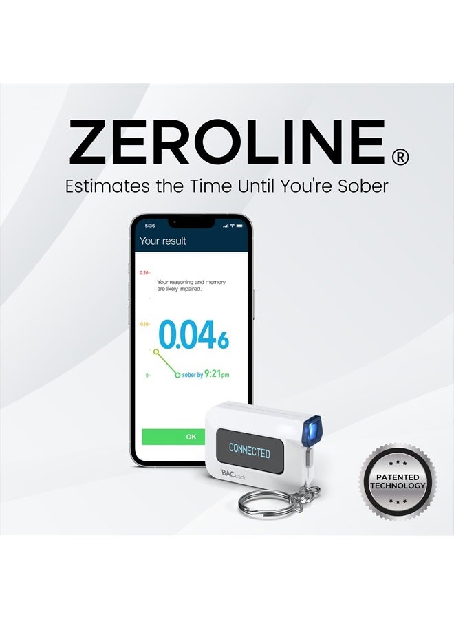 BACtrack C6 Keychain Breathalyzer | Professional-Grade Accuracy | Optional Wireless Smartphone Connectivity | Compatible w/ Apple iPhone, Google & Samsung Android Devices | Apple HealthKit Integration - Image 4