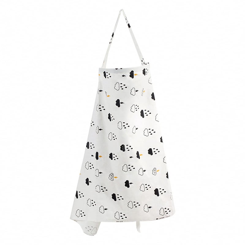 Moro Breastfeeding Cover Up Breathable Breastfeeding Cover Nursing Cover Super Soft Breastfeeding Shawl Apron Scarf Breast Feeding Cover Up Muslin For Full Privacy Breastfeeding Protection(Rain)