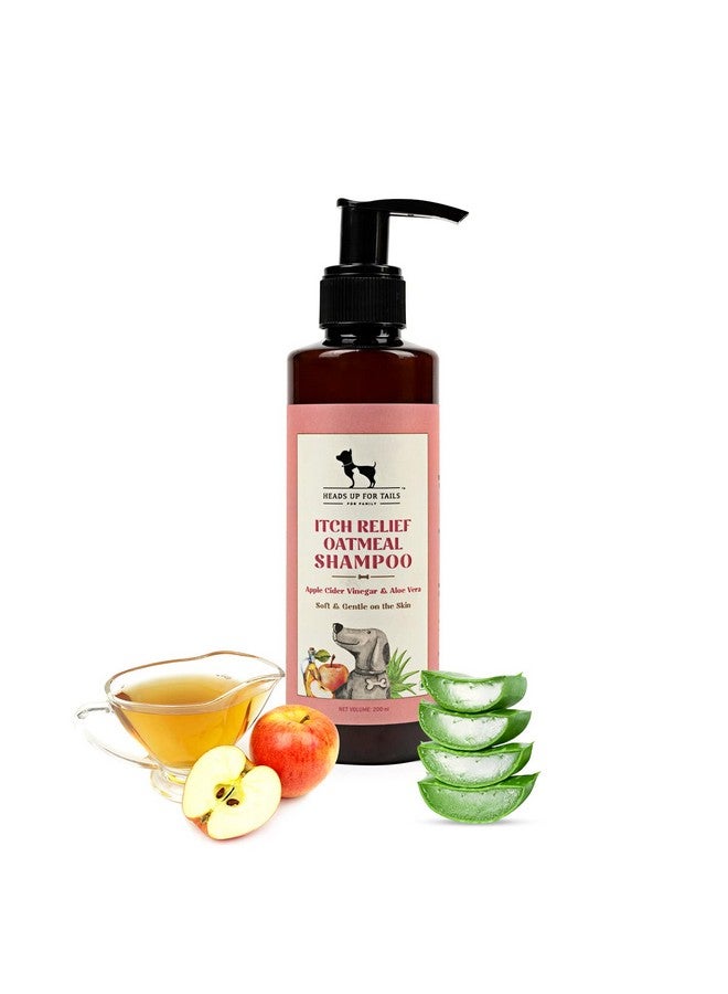 Heads Up For Tails HUFT Natural Itch Relief Oatmeal Shampoo For Dogs - Apple Cider Vinegar & Aloe Vera (500 ml) - Image 1