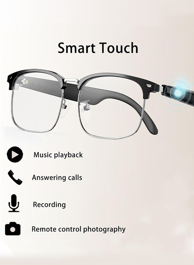 Arabest AI Translation Smart Bluetooth Glasses, Real-time Multi-language Translation Glasses, Support More Than 140 Languages, Accurate and Delay-free Translation, Suitable for Daily Life and Work, Wireless Bluetooth Range 10-15 Meters, 110 mAh Battery, Talk Time 4 hours, Standby Time 120 hours. Fast Charging - Image 2