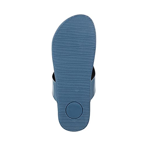 Mochi Womens Synthetic Blue Slippers (Size (6 UK (39 EU)) - Image 4