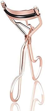Rosojodg Eyelash Curler Electroplated Metal Lash Curler with Silicone Refill Pad Special Spring Makeup Curling Tool Portable and Useful Makeup Brushes and Tools  - Image 1