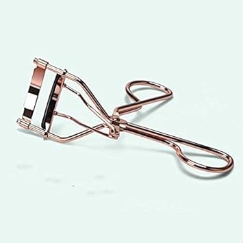 Rosojodg Eyelash Curler Electroplated Metal Lash Curler with Silicone Refill Pad Special Spring Makeup Curling Tool Portable and Useful Makeup Brushes and Tools  - Image 3