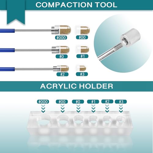 LELELUK Filling Tool Kit - Home & Lab Supplies with Micro Funnels & Lab Scoops - Complete Set with Instruction for Material Filling #000 00 0 1 2 3 - Image 4