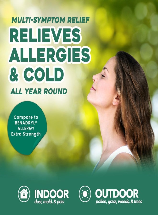 WELMATE Allergy Relief - Diphenhydramine 50 mg - 1000 Count Capsules - Antihistamine - Allergy & Cold Symptoms - Sneezing, Runny Nose, Itchy Eyes & Throat - Image 2