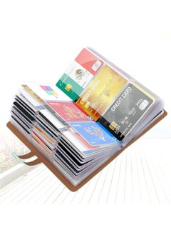 Excefore Credit Card Holder, Business Card Organizer Credit Cards Protector with 96 Card Slots RFID Blocking Business Cards Holder for Managing Your Different Cards to Prevent Loss or Damage (Green)  - Image 1