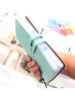 Excefore Credit Card Holder, Business Card Organizer Credit Cards Protector with 96 Card Slots RFID Blocking Business Cards Holder for Managing Your Different Cards to Prevent Loss or Damage (Green)  - Image 4