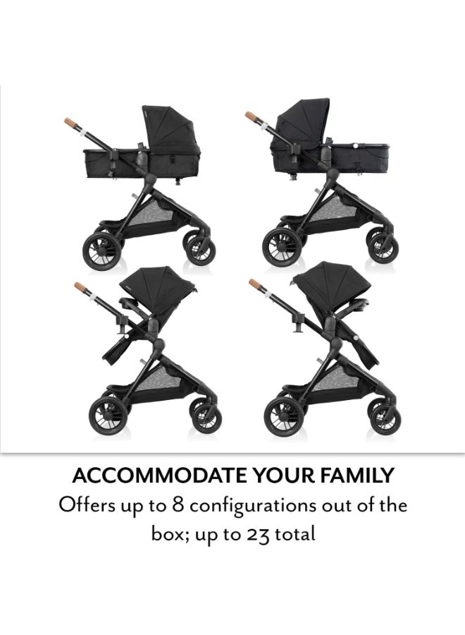 Evenflo - Pivot Xpand NXT Standalone Stroller - Coal Black - Image 2