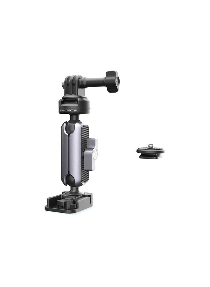 PGYTECH Action Camera Helmet Mount With Caplock Ball Head Arm - Image 1