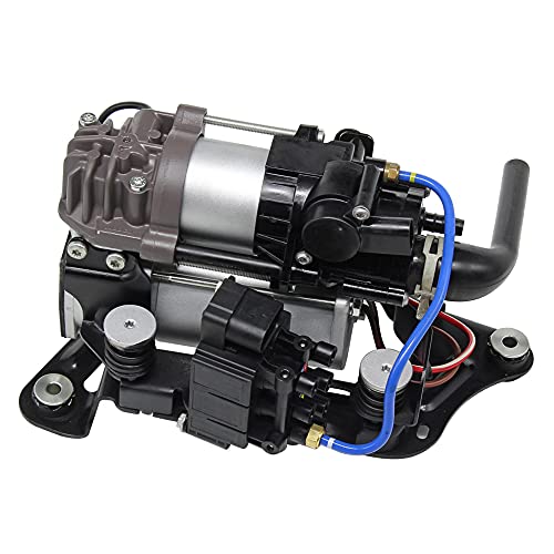 AIRSUSFAT Air Suspension Compressor Pump With Valve Block Compatible with BMW 7 Series G11 G12 740i 750i 760i 2016-2019 37206861882 37206884682 4154039200 4154034300 - Image 1