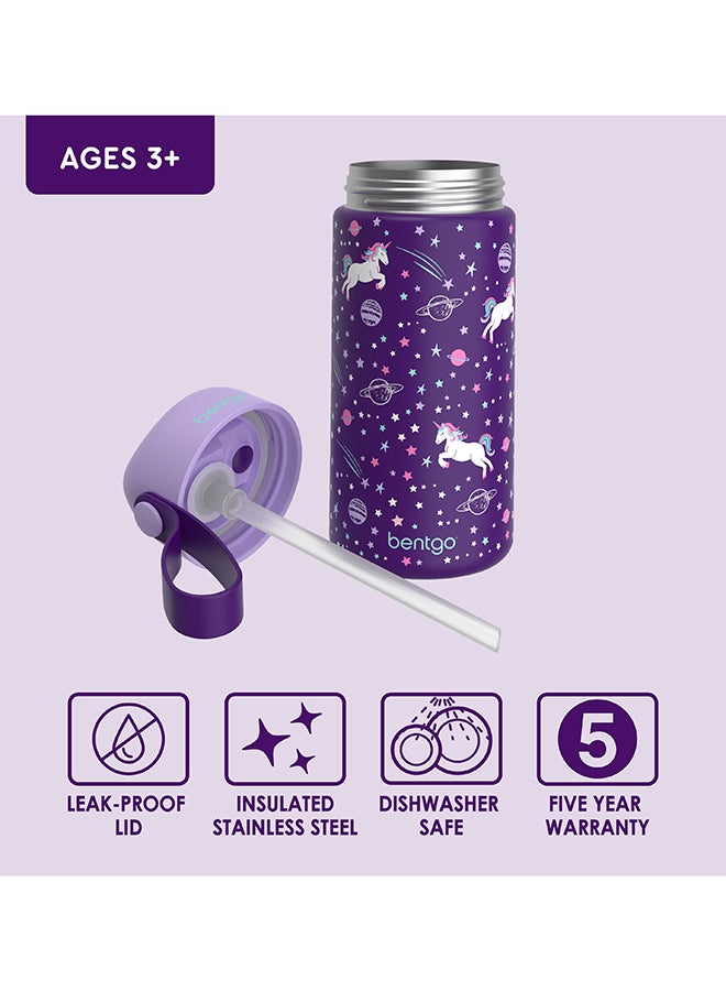 Bentgo Stainless Steel Insulated Watter Bottle 413 Ml - Unicorn - Image 4