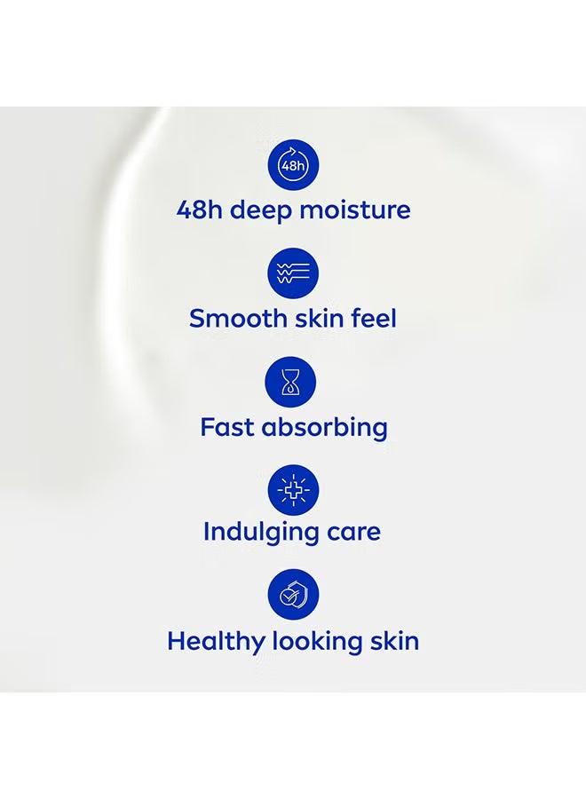 Nivea Shea Smooth Body Lotion For Dry Skin 625ml - Image 2