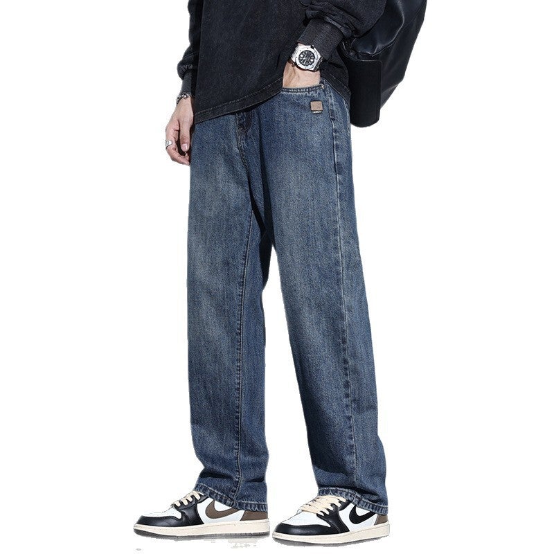 Unisex Classic Denim Jeans Loose Fit Daily Outdoor Wear - Image 5