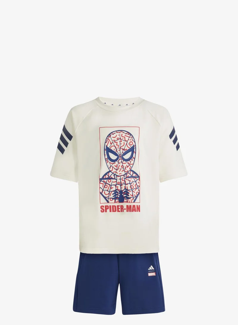اديداس طقم رياضي برسمة سبايدرمان من أديداس ومارفل