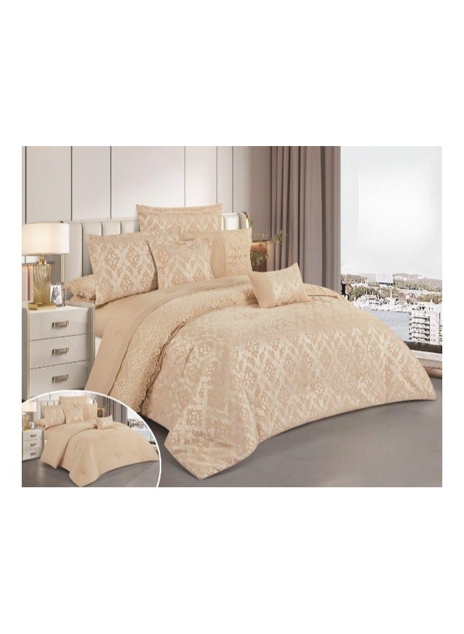 Royal Wedding Set (Occasions) 8 Pieces, Luxurious Filling, Chenille Material, with Lace Panel - Image 1