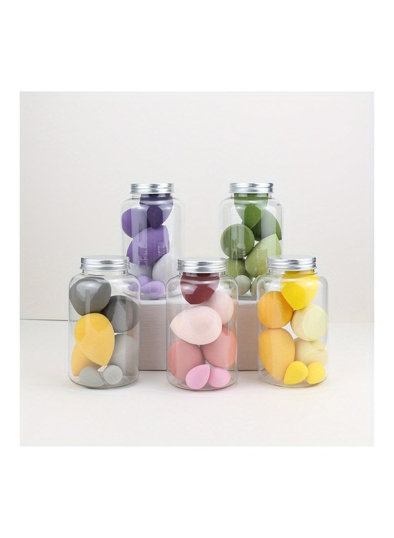 ORiTi إسفنجة مكياج ناعمة مكونة من 7 قطع، بيض مكياج صغير، إسفنجة تجميل ناعمة، إسفنجة مكياج أساس متدرجة الألوان، إسفنجة مكياج بيوتي بلندر - Image 2