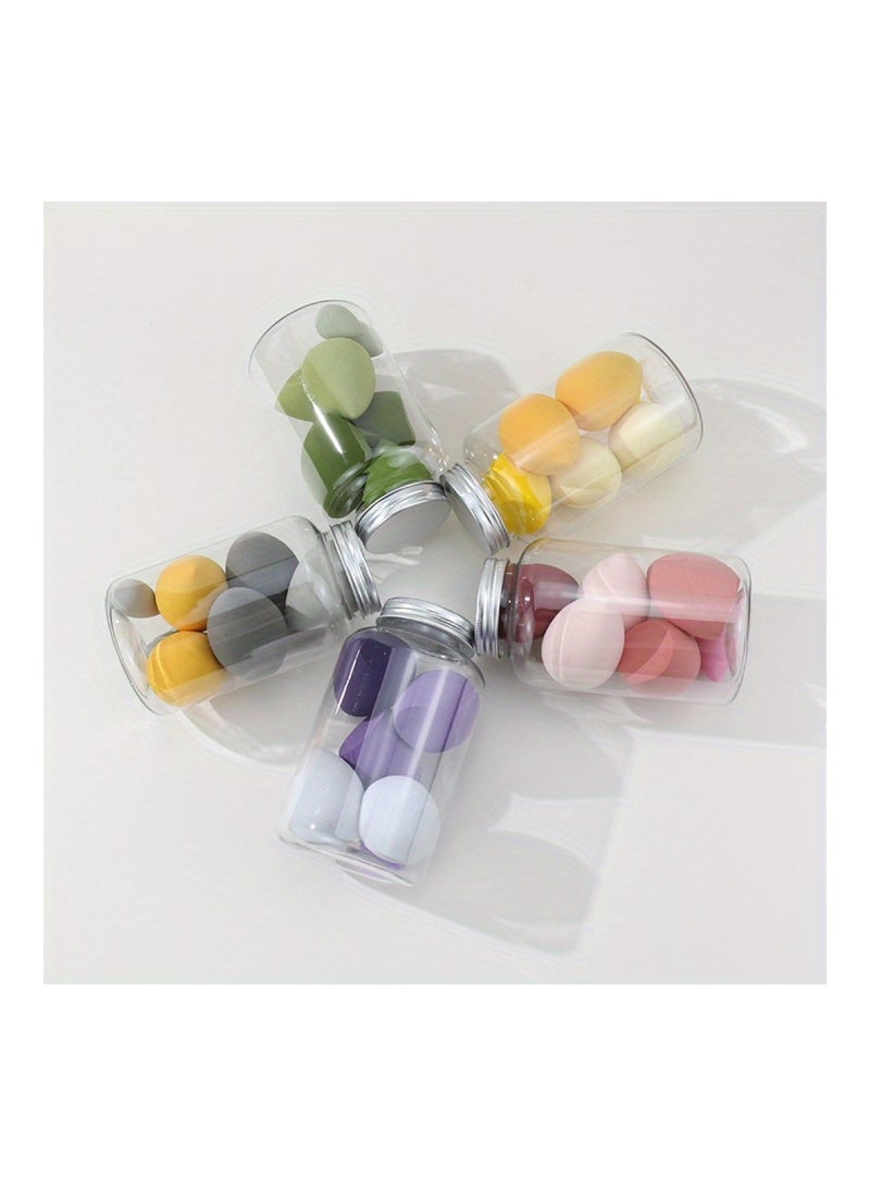 ORiTi إسفنجة مكياج ناعمة مكونة من 7 قطع، بيض مكياج صغير، إسفنجة تجميل ناعمة، إسفنجة مكياج أساس متدرجة الألوان، إسفنجة مكياج بيوتي بلندر - Image 3