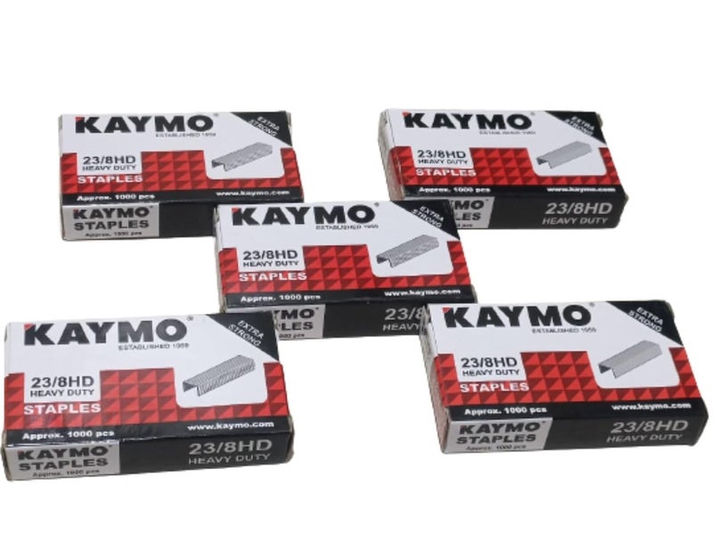 Stapler Pin 23/8-H Heavy Duty (Pack of 5-5000 pins) | Staple Pins 23 Series H - 8mm