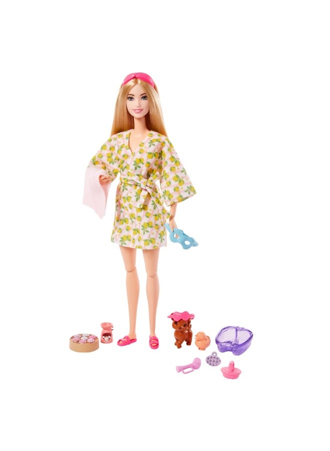Barbie Wellness Spa Day BarbieDoll with Puppy - Image 3
