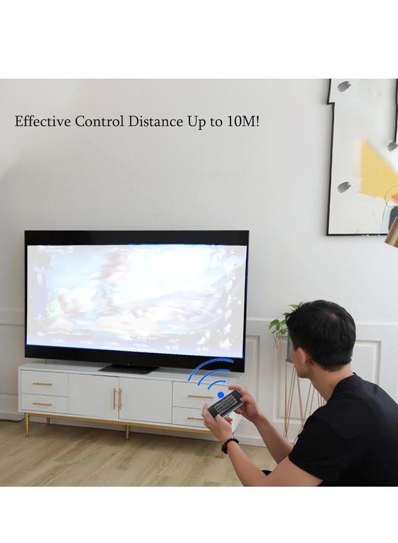 BLUMENiT "MX3 2.4G جهاز تحكم عن بعد متعدد الوظائف بالصوت – ماوس هوائي لوحة مفاتيح لاسلكية صغيرة لجهاز Android Smart TV Box، HTPC، جهاز العرض، PS3/4، Xbox 360، والمزيد" - Image 3