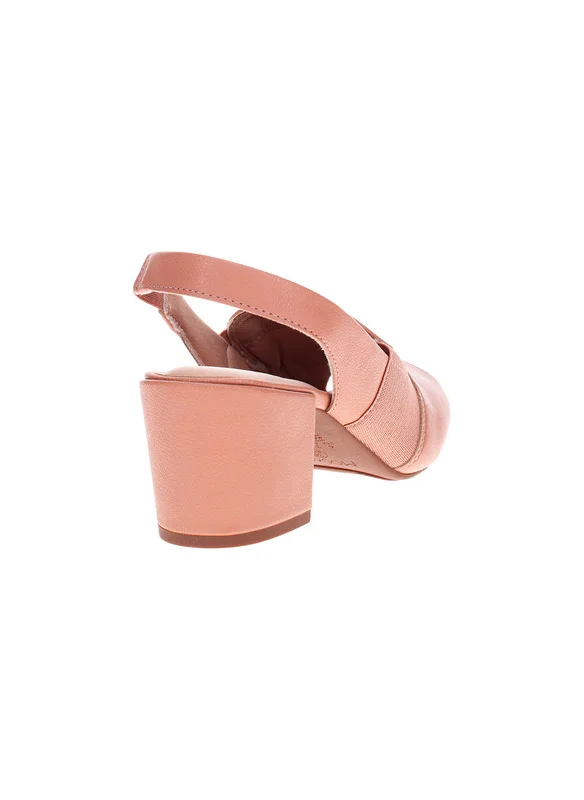 مودار Modare Ladies Mid Heel Sandals Nude | Made In Brazil