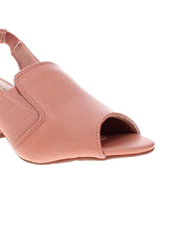 Modare Nude Modare Ladies Mid Heel Sandals Nude | Made In Brazil for Women | Best Price UAE