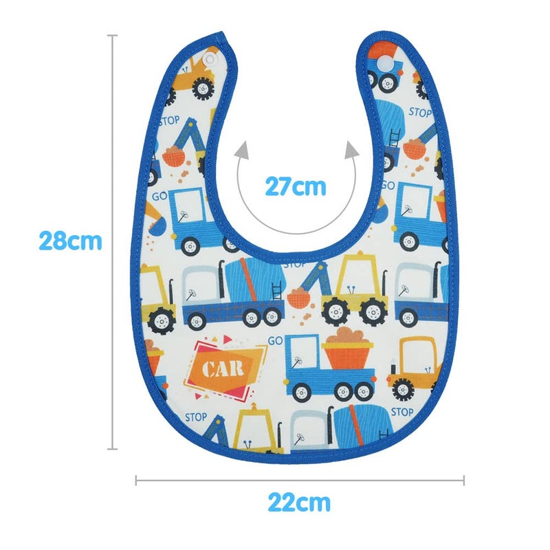 Vicloon Baby Bandana Dribble Bibs Drool Bibs, 7pcs Infant Bibs Baby Teething Bibs Soft and Absorbent, Baby Bandana Bib Set for Baby Boys and Girls Unisex Bibs - Image 2