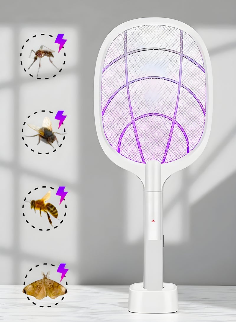 ويداسي مضرب البعوض ومصباح الإغراء القابل لإعادة الشحن - بطارية ليثيوم أيون 1200 مللي أمبير/ساعة، WD-979 - Image 3