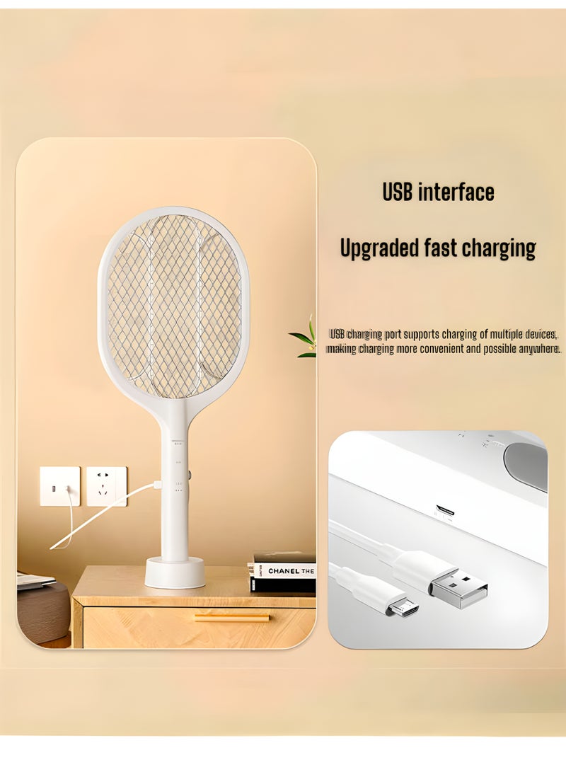 ويداسي مضرب البعوض ومصباح الإغراء القابل لإعادة الشحن - بطارية ليثيوم أيون 1200 مللي أمبير/ساعة، WD-979 - Image 5