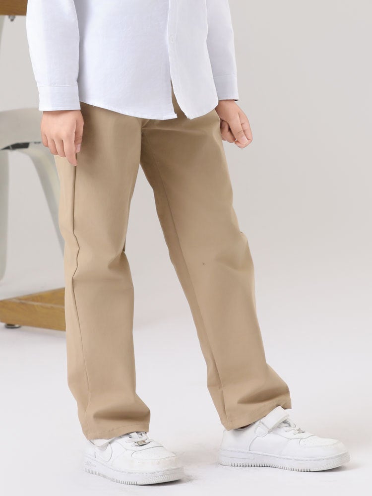 Boys' Pants Children'S Pants Pure Cotton Pants Khakis Navy Blue Black Girls' Pants School Pants - Image 2